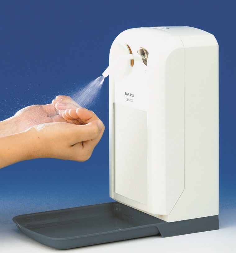 UD-1000 ist der berührungsfreie Hygienespender von Saraya.