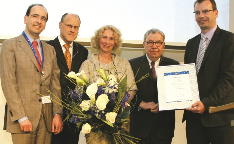 v.l.n.r.: Dr. Peter Kardos (Jury), Professor Dr. Karl-Christian Bergmann...