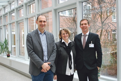 v.l.n.r. Reinhold Schirren, Geschäftsführer CareFlex, Margit Mehlich,...