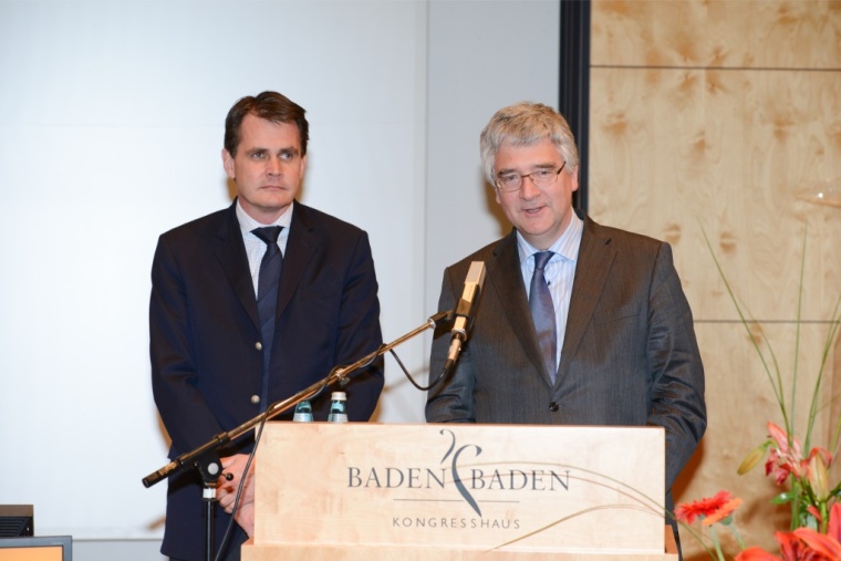 VSOU-Kongresspräsidenten Prof. Joachim Grifka und Prof. Ulrich Stöckle (Foto:...