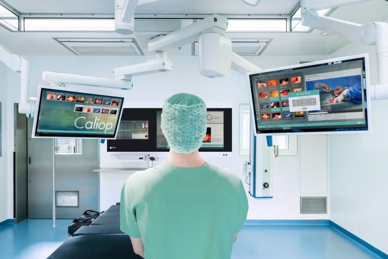 Um Videodaten mit derselben standardisierten Netzwerktechnik innerhalb des OP...