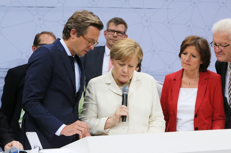 Präsentation des Accu-Chek View beim Digitalgipfel  Foto: Frank Ossenbrink