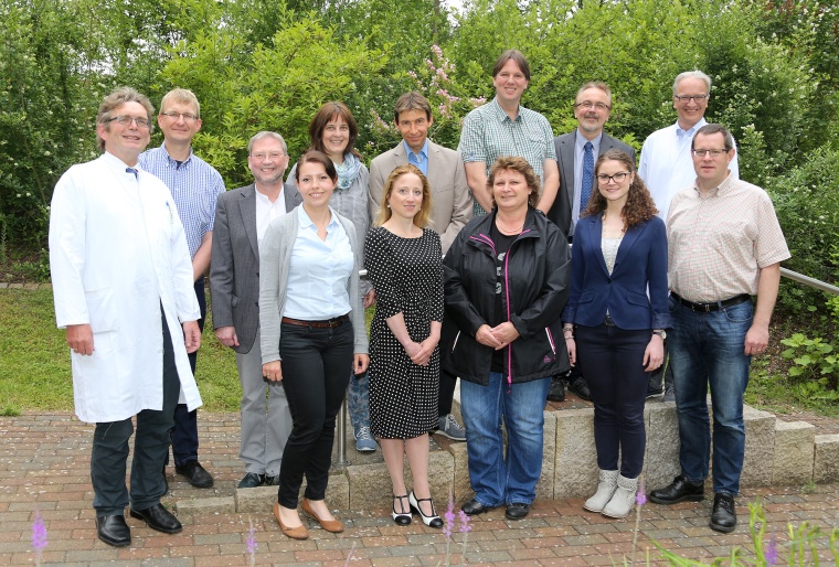 Die Vertreter des ReToCdiff-Projekts während eines Treffens am Evang....