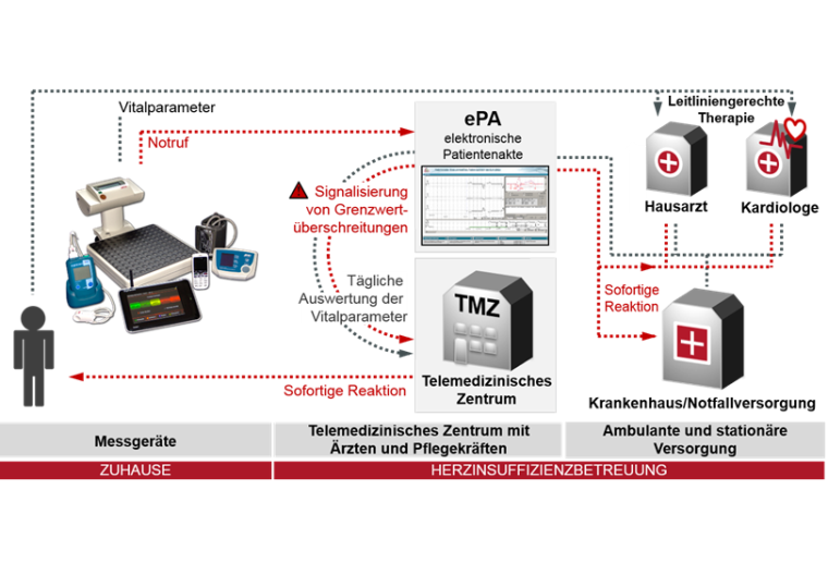 Telemedizinisches Versorgungskonzept Foto: Charite