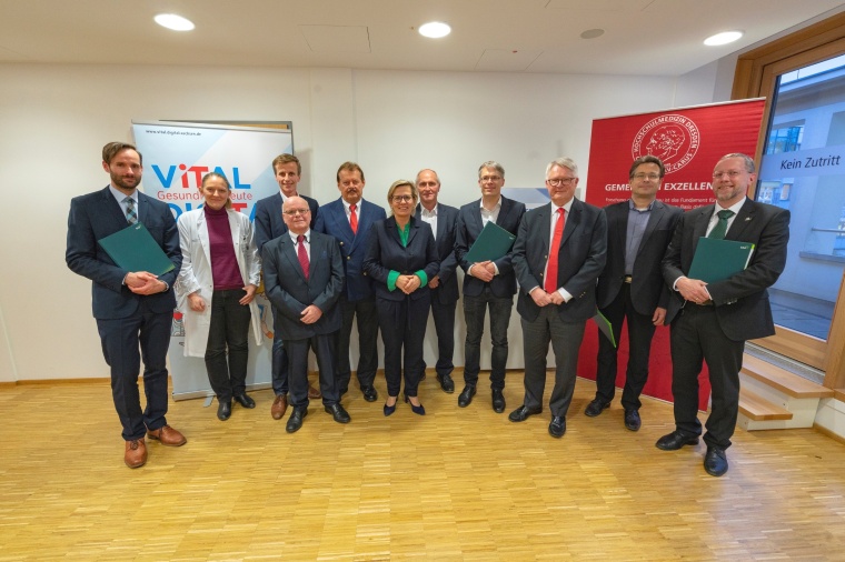 Übergabe des Bundesförderbescheides an das Forschungsprojekt TelePark.