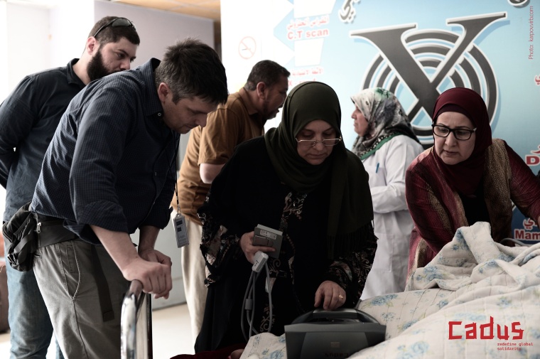 CADUS in Mosul: M-Turbo Ultraschall im Einsatz