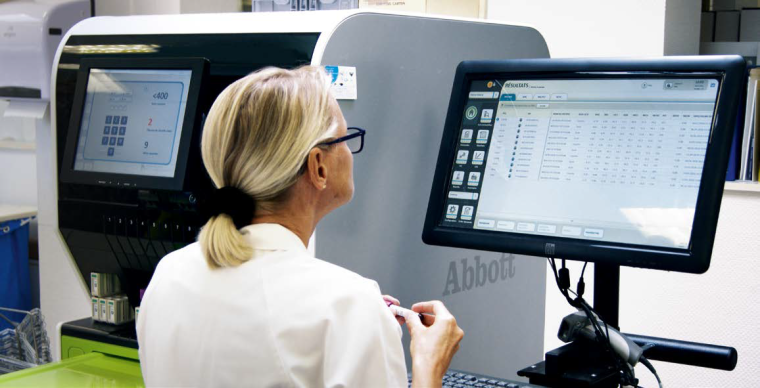 Das Alinity h System verfügt über eine einfach zu bedienende...