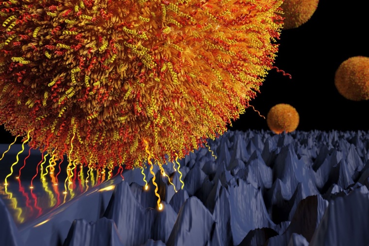 Je rauer einer Oberfläche auf Nanoebene ist, desto schlechter können...