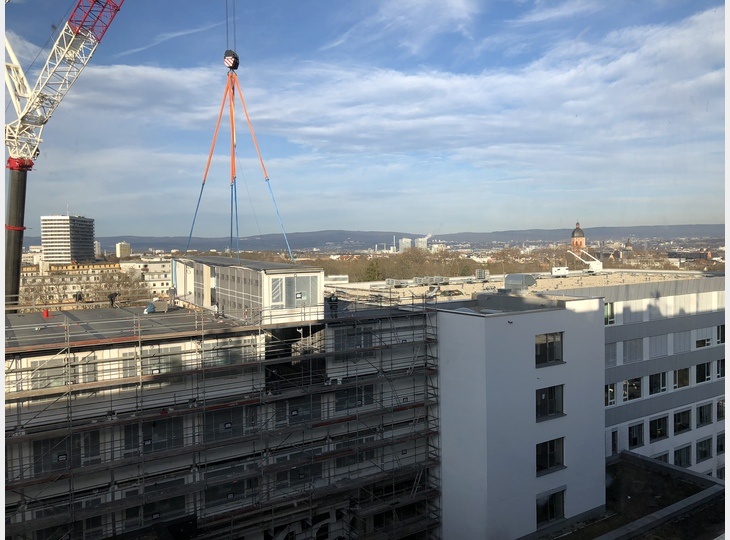 Das kkm ist in acht Tagen auf drei Etagen zusammengewachsen.