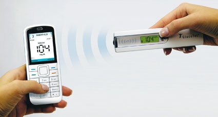Kostenloses Messgerät und Mobiltelefon für Diabetes-Betroffene