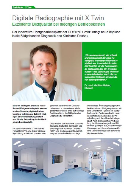 Digitale Radiographie mit X Twin