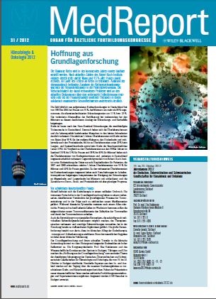 MedReport 31/2012 mit den Themenschwerpunkten Hämatologie & Onkologie