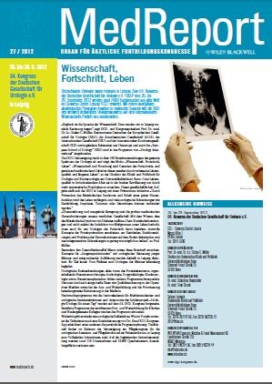 MedReport 27/2012 zum 64. Kongress der Deutschen Gesellschaft für Urologie e.V.