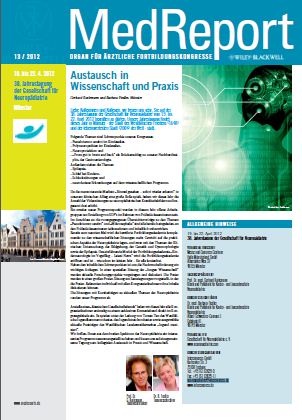 MedReport 13/2012 zur 38. Jahrestagung der Gesellschaft für Neuropädiatrie