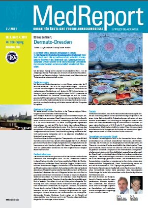 MedReport 7/2011 zur 46. Tagung der Deutschen Dermatologischen Gesellschaft...