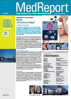 MedReport 8 2011 zum 52. Kongress der Deutschen Gesellschaft für Pneumologie...