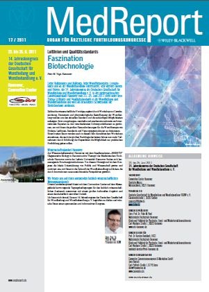 MedReport 17 2011 zum 14. Jahreskongress der Deutschen Gesellschaft für...