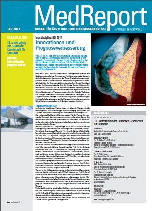 MedReport 18 2011 zur 31. Jahrestagung der Deutschen Gesellschaft für Senologie