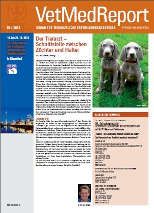 VetMedReport 7 2012 zur 58. Jahrestagung der Deutschen Gesellschaft für...