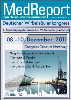MedReport 40 2011 zur 6. Jahrestagung der Deutschen Wirbelsäulengesellschaft...