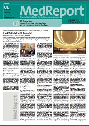 MedReport 01 2010 zum 20. Symposium Intensivmedizin + Intensivpflege