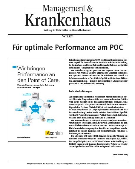 AxonFür optimale Performance am POC