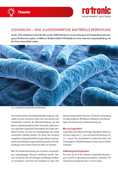 Legionellen - Eine allgegenwärtige Bedrohung