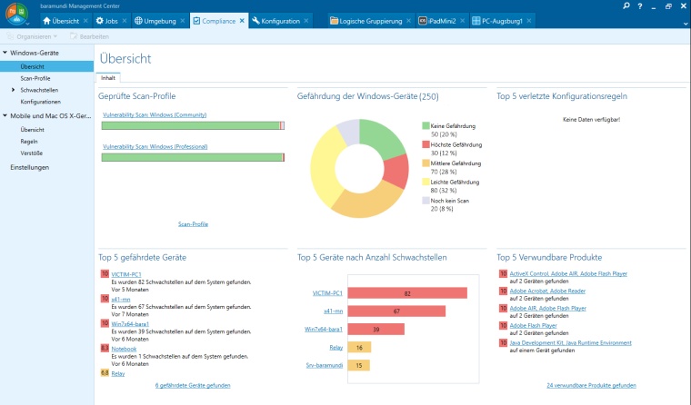 Mit der baramundi Management Suite erkennen Sie alle Schwachstellen in ihrer...