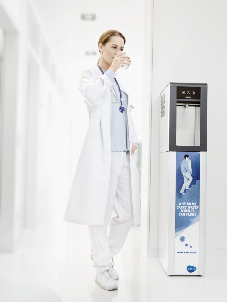 Leitungsgebundene Wasserspender von Brita Vivreau spielen ihre Stärken in...