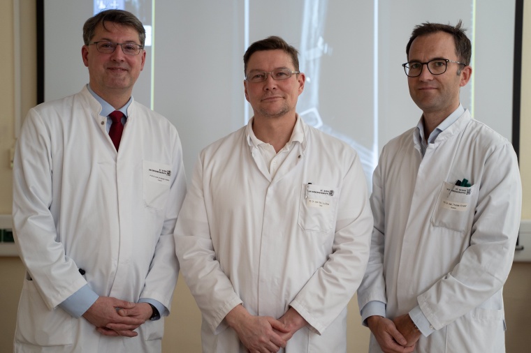 v.l.n.r. Prof. Dr. Christoph Lübbert, PD Dr. habil. Jörg Böhme, Prof. Dr....