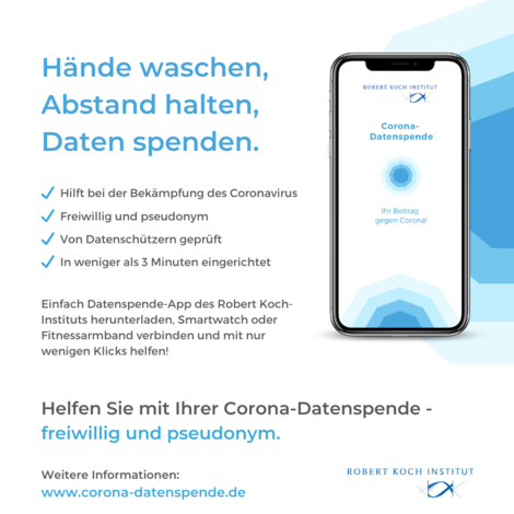 App Corona-Datenspende Foto: RKI