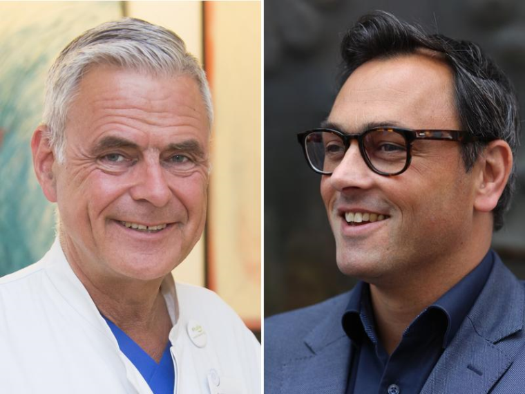 Prof. Dr. Uwe Janssens (l.) und Prof. Dr. Christian Karagiannidis (r.). Foto:...