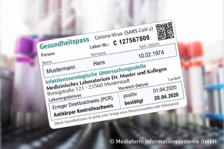Immunitätspass Foto: Mediaform