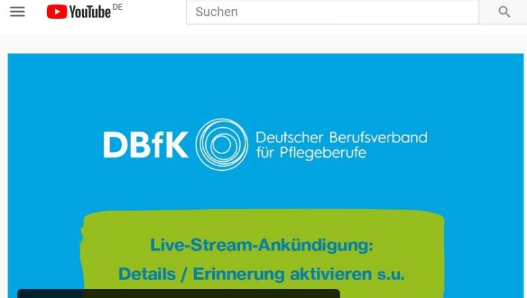 Psychische Belastung bis Trauma beruflich Pflegender durch Corona - Live-Talk...