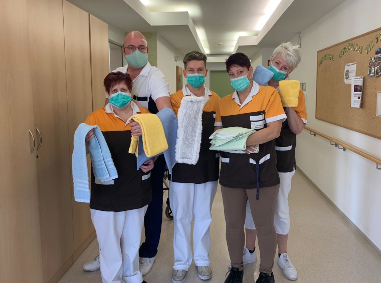 Hygienische Wäsche für Krankenhäuser Foto: Waschbär GmbH