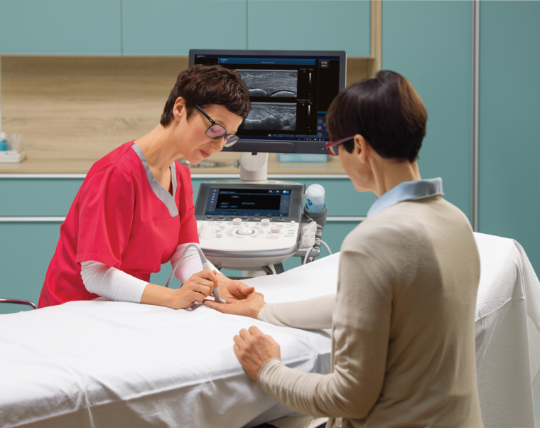 Canon Ultraschallsystem Aplio a im Einsatz