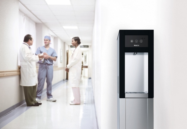 Das Standgerät Vivreau Top für mikrobiologisch einwandfreies Wasser in...