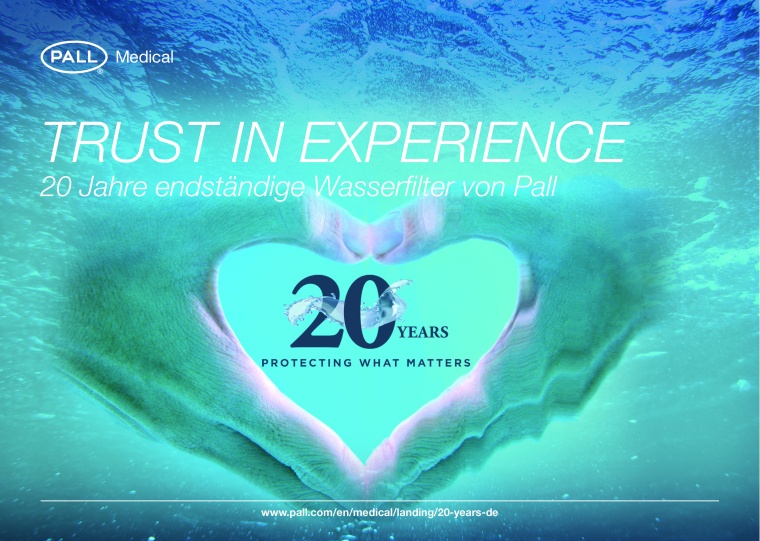 Pall Medical: 20-jährige Erfahrung in der Entwicklung von...