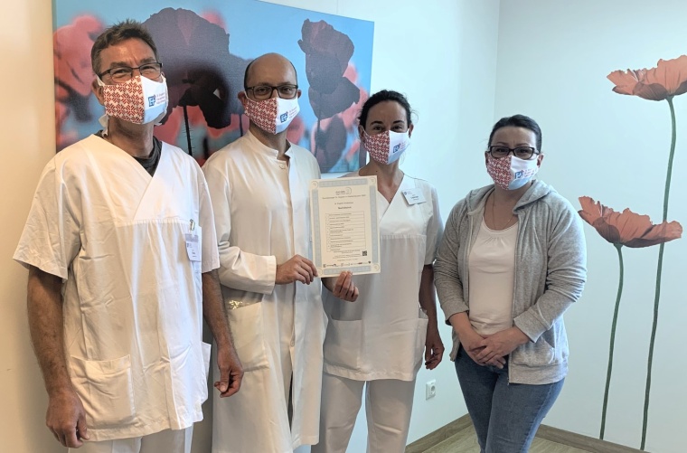 Das Hygieneteam Hohenlind freut sich über die Auszeichnung.