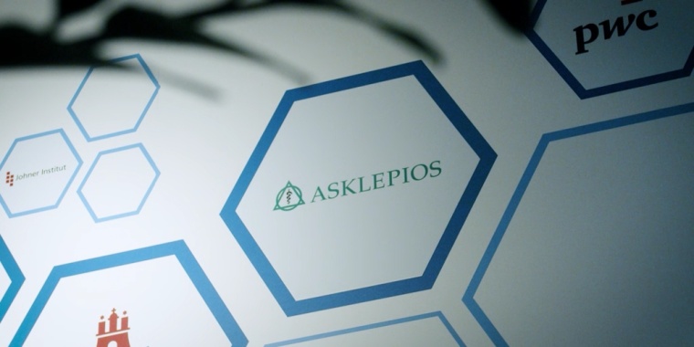 Asklepios Logo HIP Partnerwand
