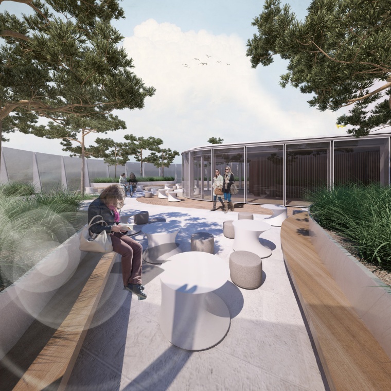 Ebene 21, Cafeteria Foto: wörner traxler richter