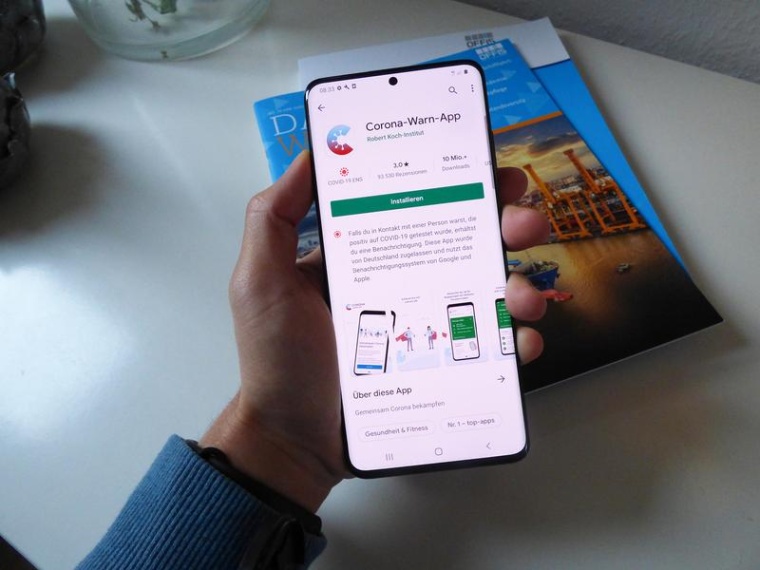 Die Corona-Warn-App. Foto: OFFIS - Institut für Informatik