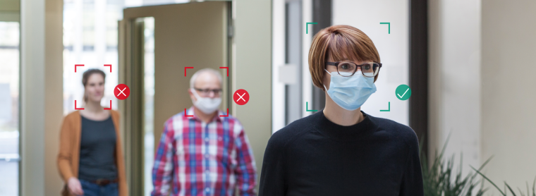 Mit dem „MaskCognizer“ des Fraunhofer IDMT können in Echtzeit bis zu zehn...