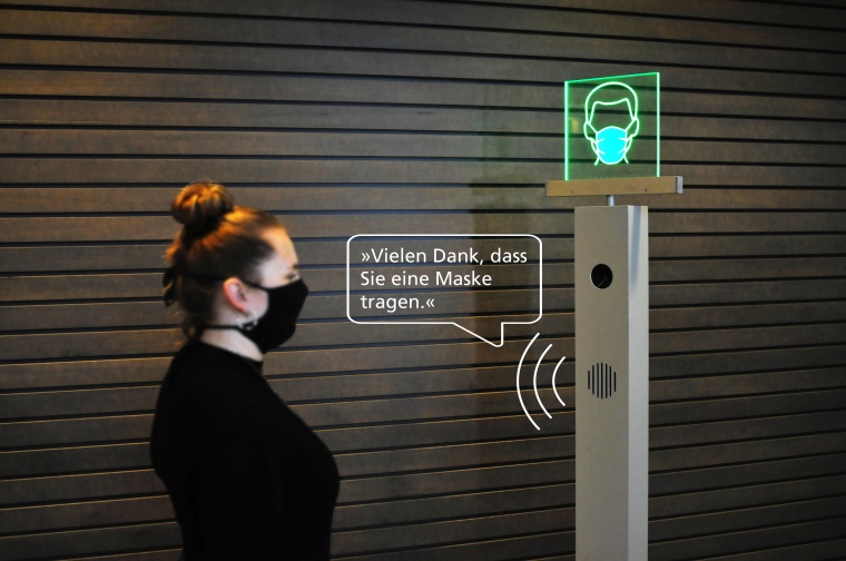 Der „MaskCognizer“ verarbeitet und speichert keinerlei personenbezogene...