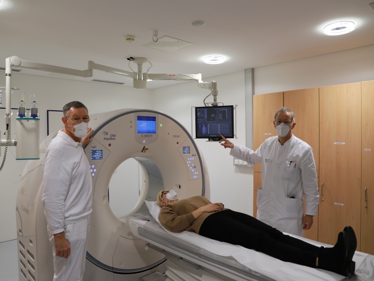 Dr. med. Georg Stetter (links im Bild) und Dr. med. Theo Brauckhoff (rechts im...