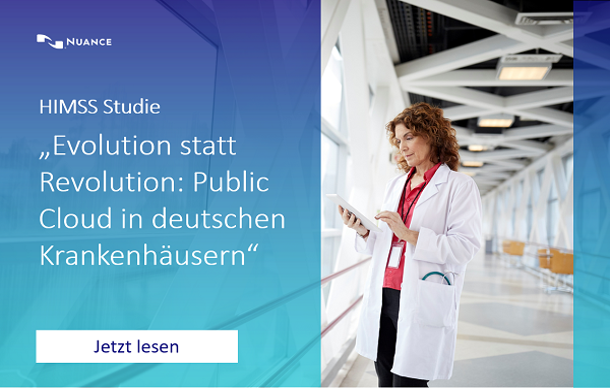 Nuance bietet mit der cloud-basierten Spracherkennungslösung Dragon Medical...