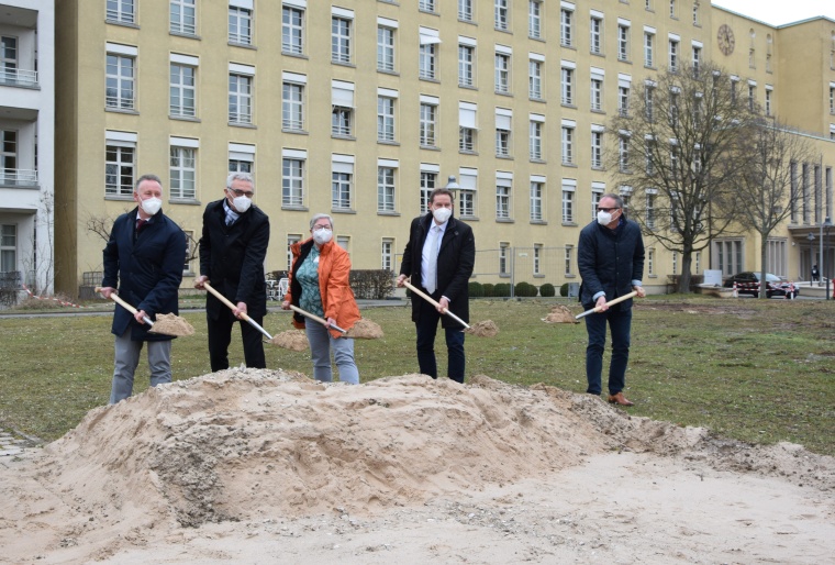 Spatenstich für den 1. Bauabschnitt Klinikum Fürth Foto: Klinikum Fürth