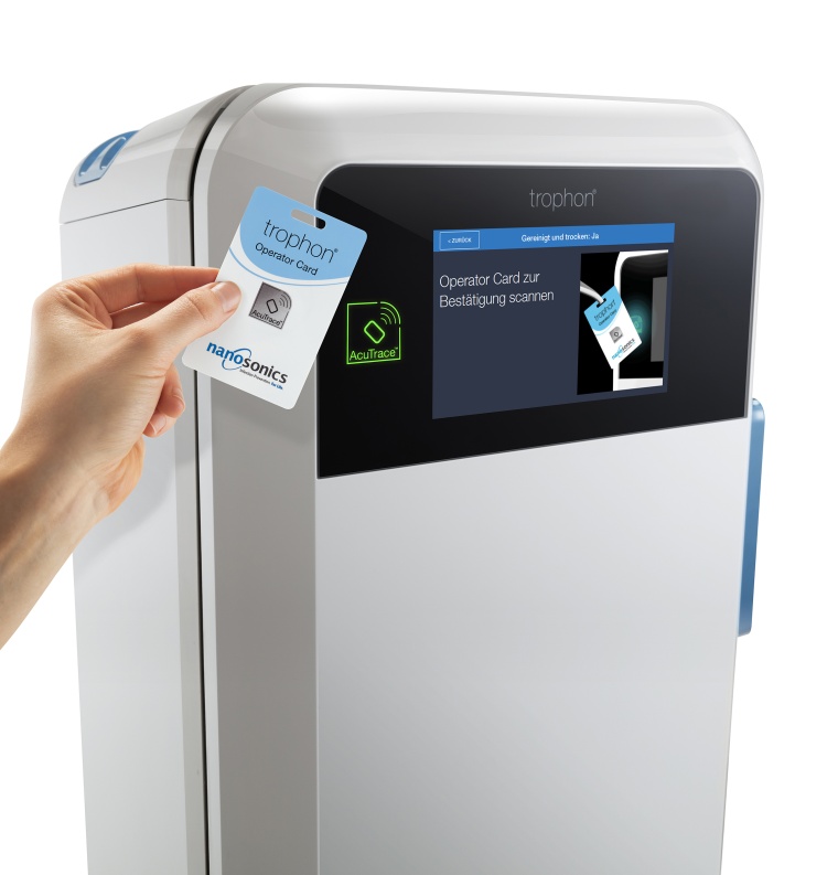 Das optimierte, geräuscharme Trophon2-System desinfiziert bakterizid,...