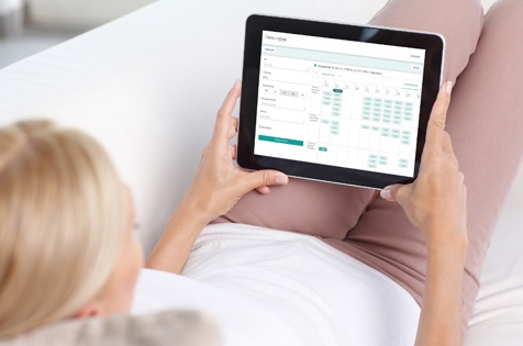 Mit dem ClinicCentre Patientenportal für Smartphone und Tablet...