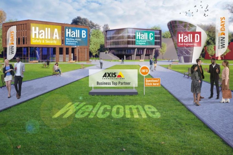 Außenbereich der WIN>DAYS: Willkommen auf den Wiley Industry Days 2021 - mit...